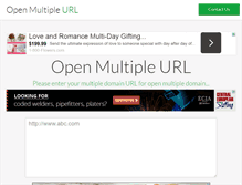 Tablet Screenshot of openmultipleurl.com
